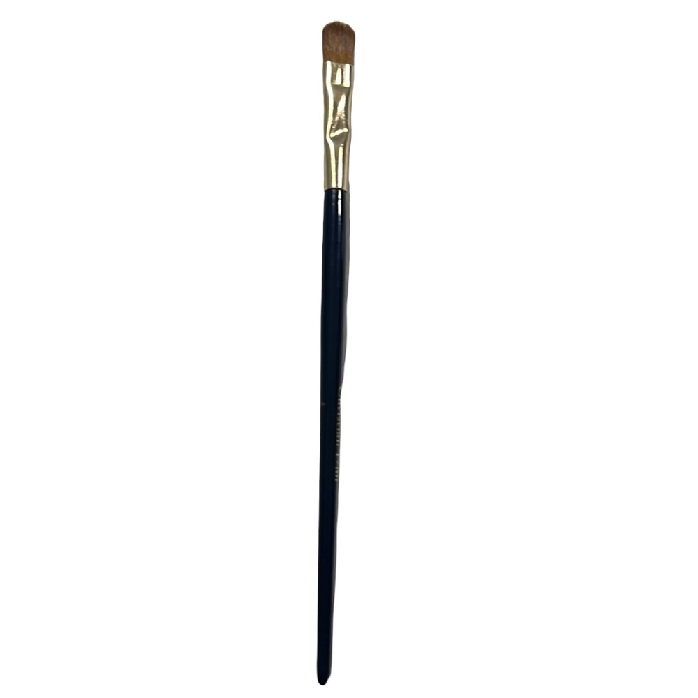 Christian Dior Artist Makeup Concealer Brush Blue Handle Gold letters 2002 Vtg - Picture 3 of 5